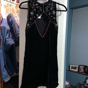 Velvet beaded dress!